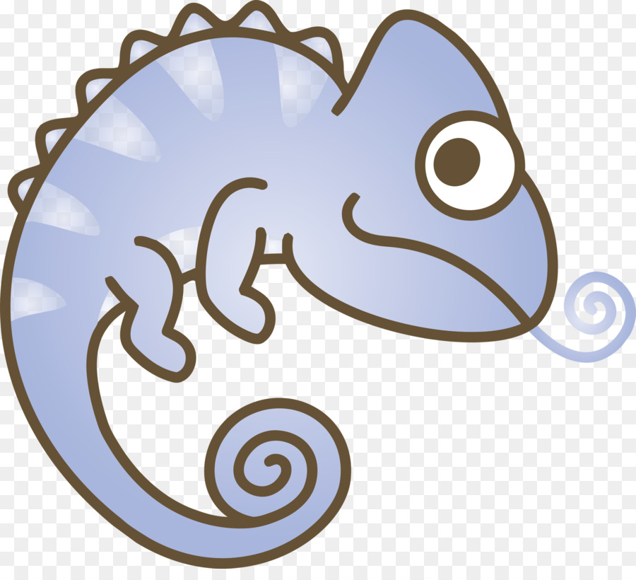 cartoon sticker chameleon ornament seahorse