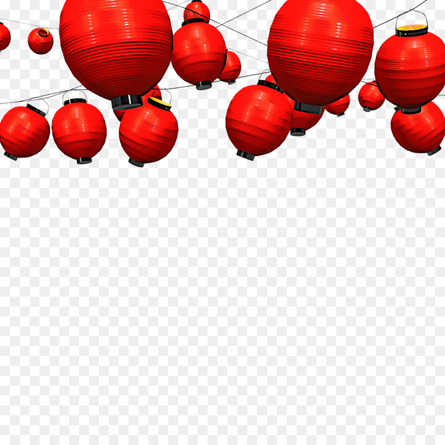 rote Ballonlaterne - 