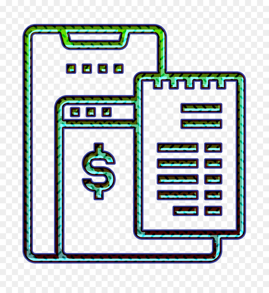 Biểu tượng thanh toán trực tuyến Biểu tượng thanh toán và hóa đơn - 