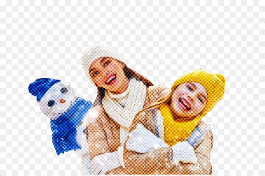 vui chơi trong tuyết nụ cười hạnh phúc trẻ em - 
