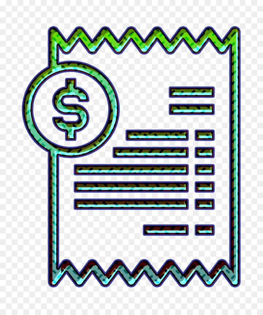 Icona di Bill Icona della moneta del dollaro Icona di Bill And Payment - 