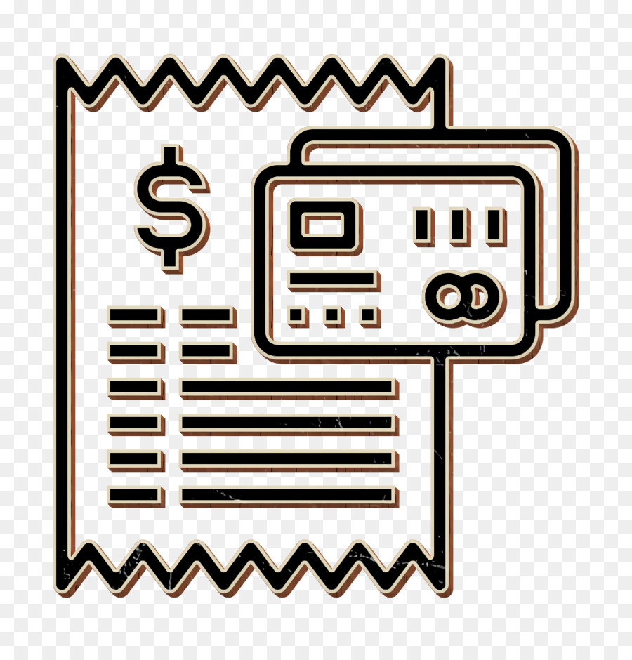Biểu tượng hóa đơn Biểu tượng kinh doanh và tài chính Biểu tượng hóa đơn và thanh toán - 