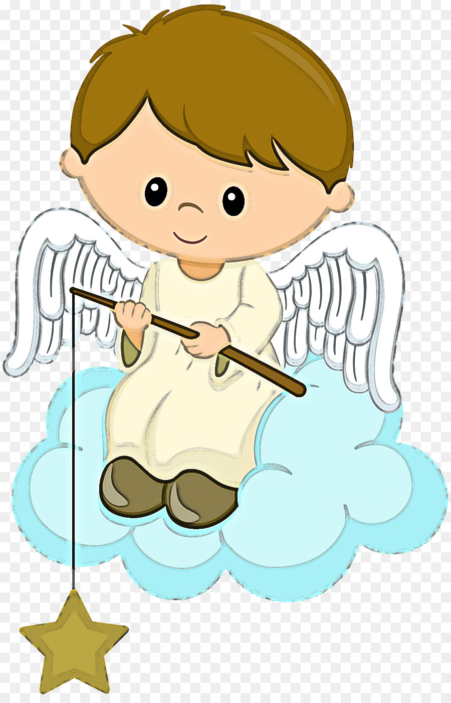 cartone animato angelo bambino Cupido - 