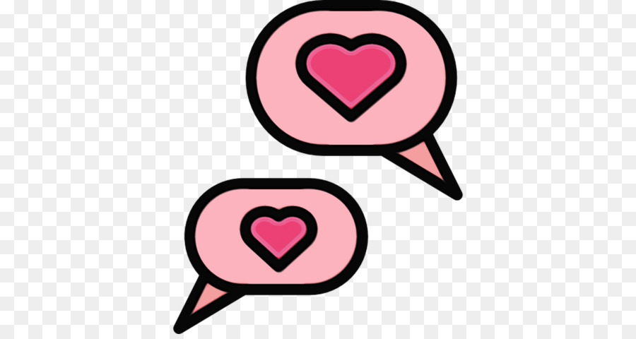 pink heart line symbol font