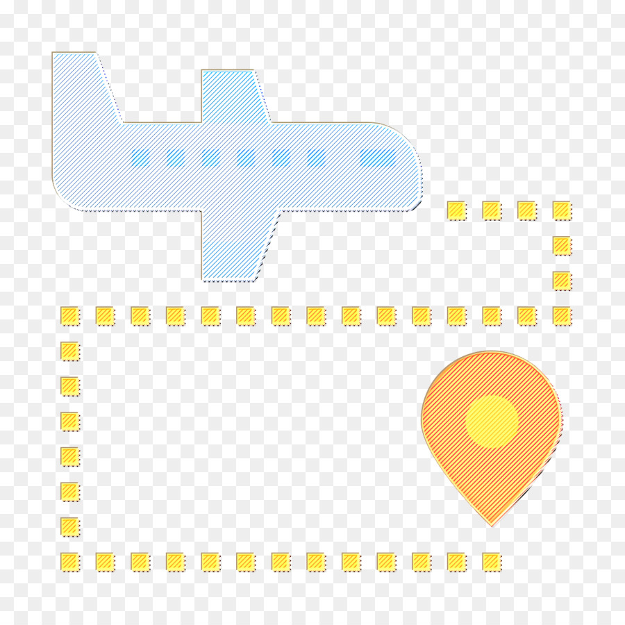 Navigationssymbol Flughafen Symbol - 