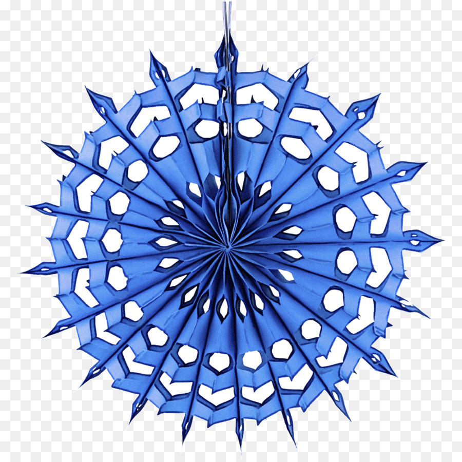 blaue Kobaltblau-Symmetrieverzierung elektrisches Blau - 