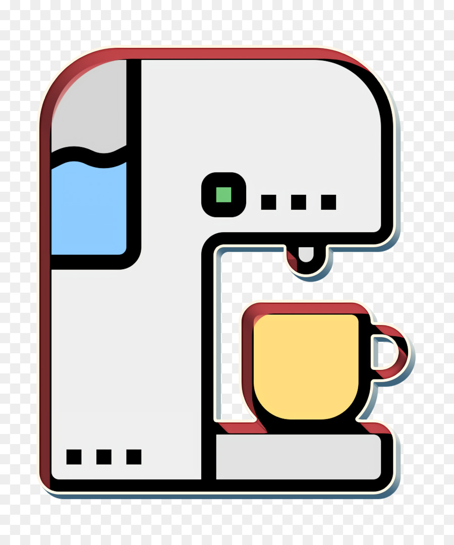 Kaffeemaschinen-Symbol Lebensmittel- und Restaurant-Symbol Hotel-Symbol - 