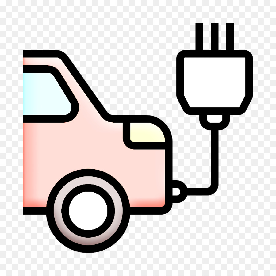 Icona di riscaldamento globale Icona dell'auto Icona dell'auto elettrica - 
