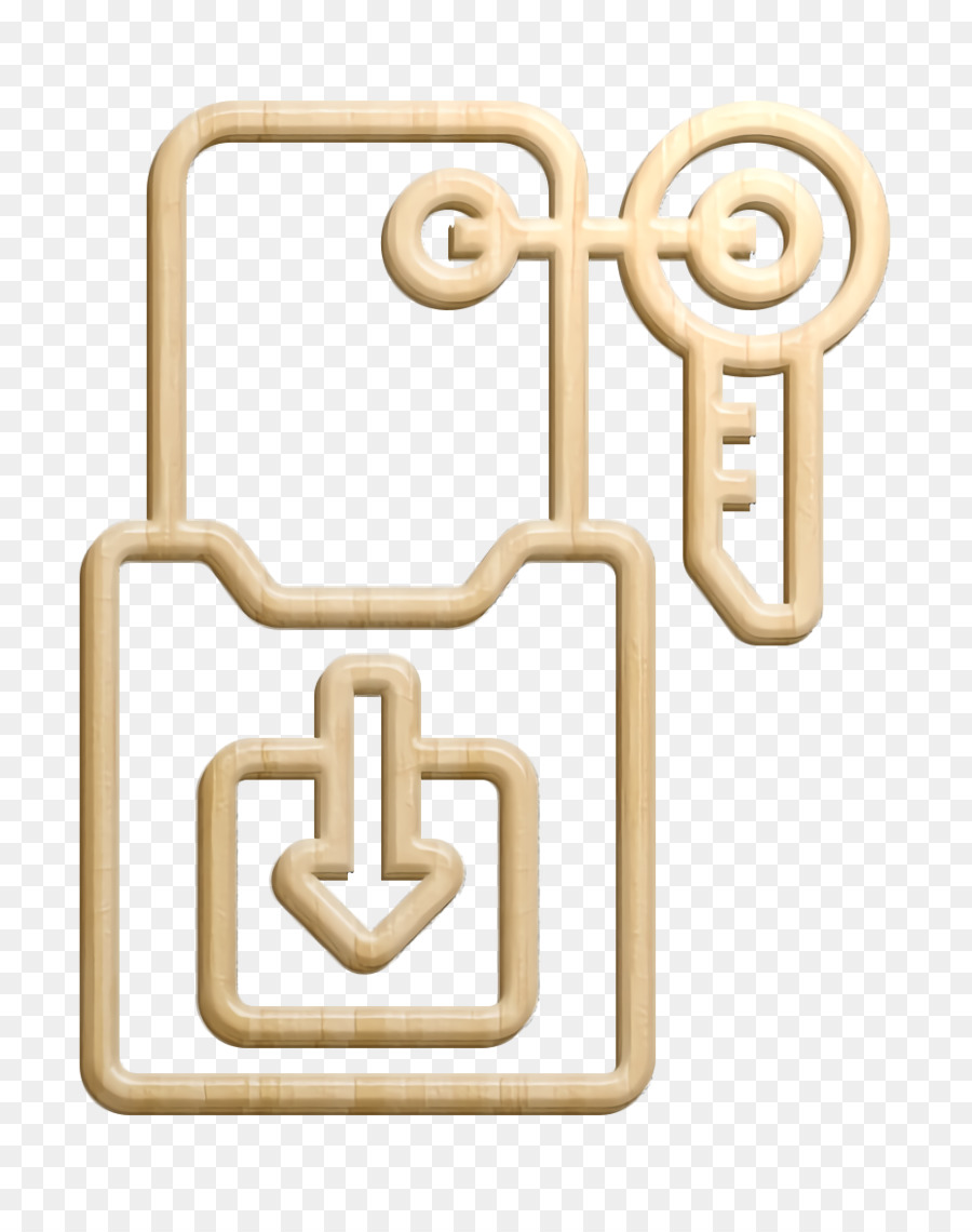 Schlüsselsymbol Hotelsymbol Zugriffssymbol - 