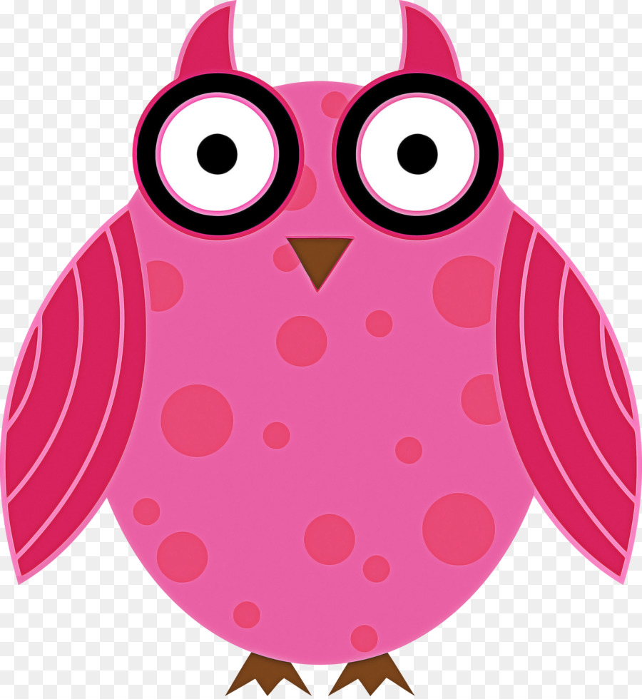 owl pink bird bird of prey purple