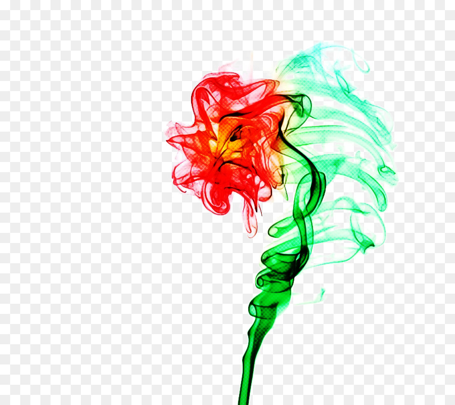 green red flower plant stick candy