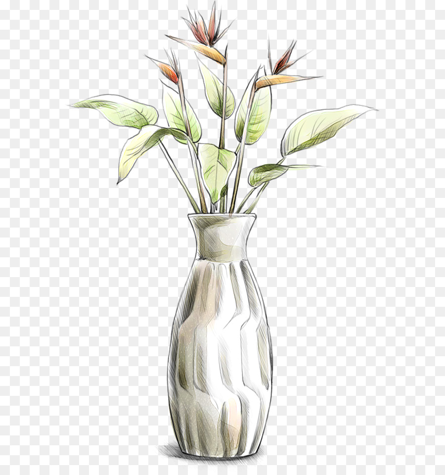 Vase Blumentopf Blume Artefakt Pflanze - 