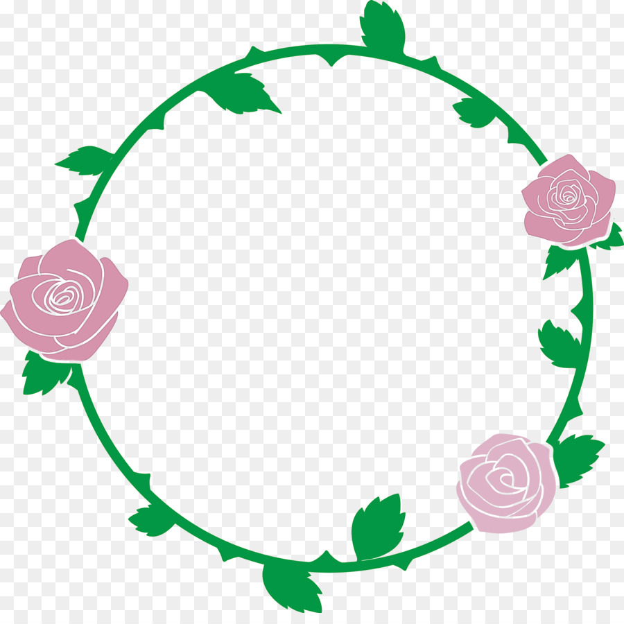cornice rosa cornice floreale fiore - 