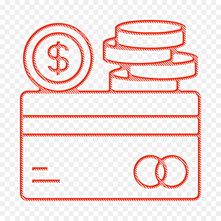 Icona di pagamento Icona di affari e finanza Icona della carta di credito - 