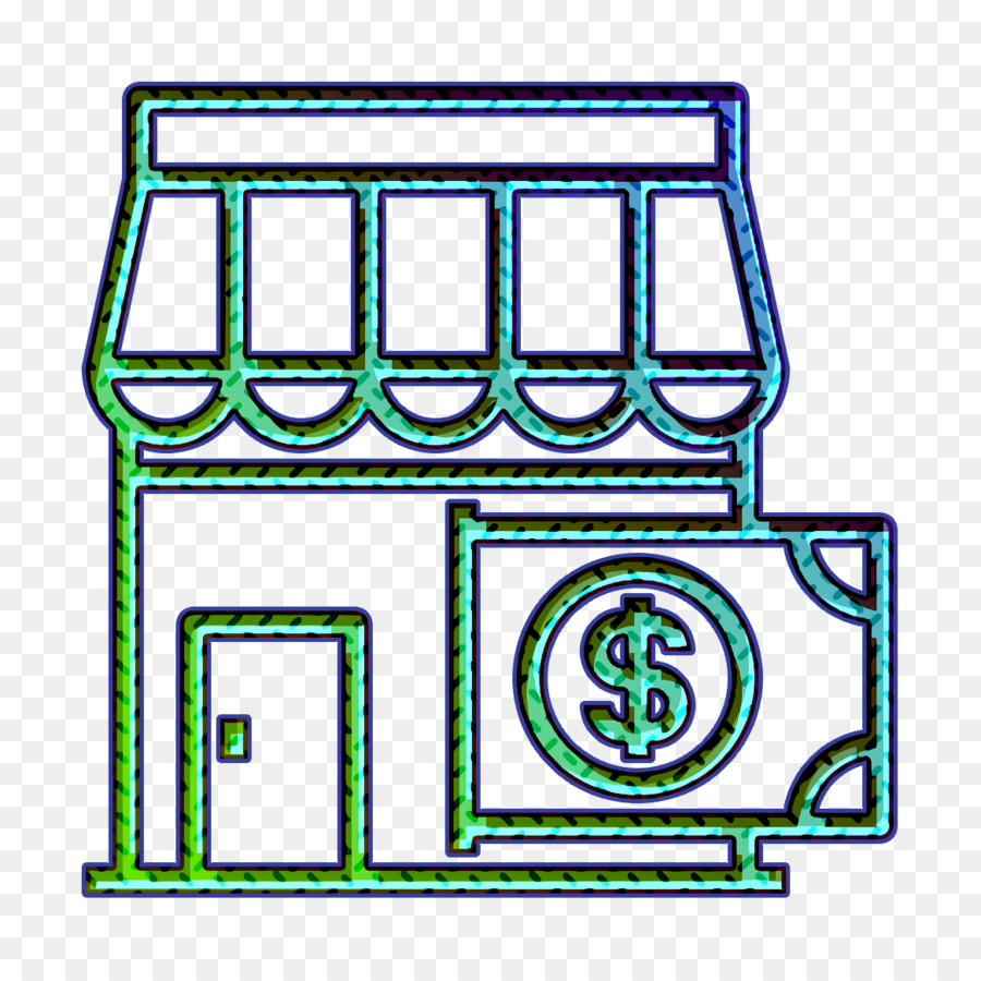 Biểu tượng cửa hàng Biểu tượng thương mại và mua sắm Biểu tượng thanh toán - 