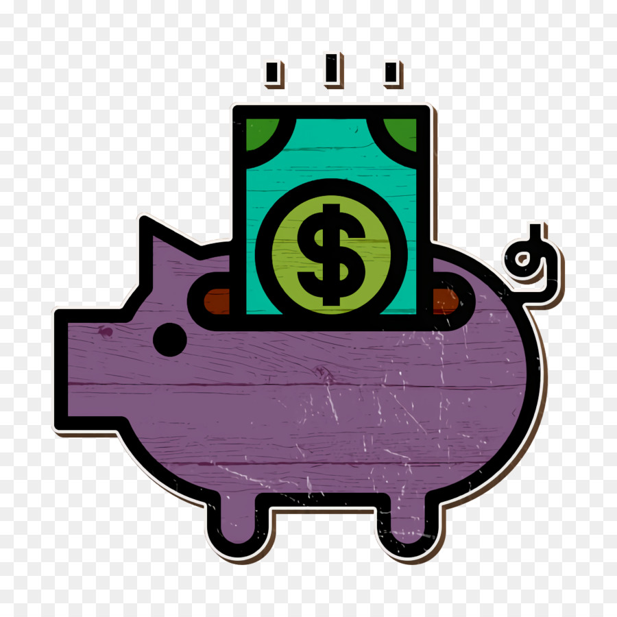 Piggy bank icon Payment icon Save icon