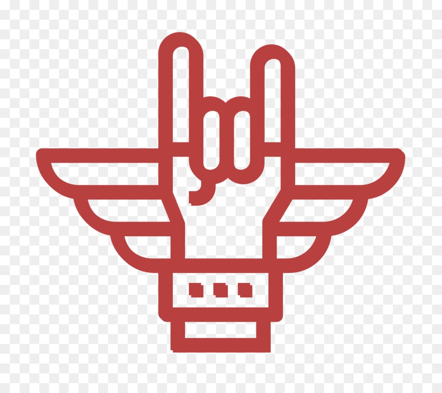 Hand-Symbol Rock-Symbol Punkrock-Symbol - 