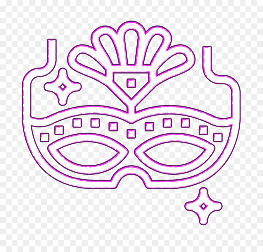 Prom Night icon Carnival mask icon Maskensymbol - 