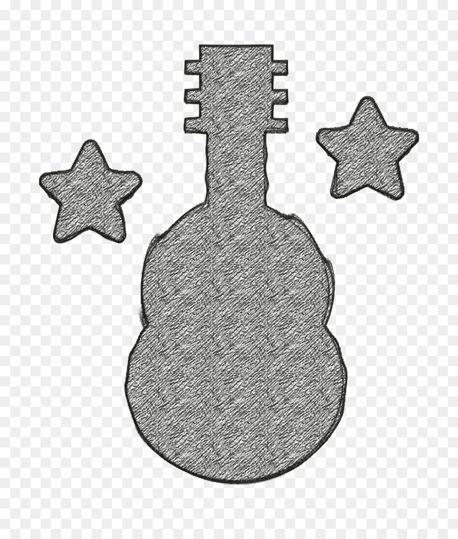 Musik-Symbol Gitarren-Symbol Punkrock-Symbol - 