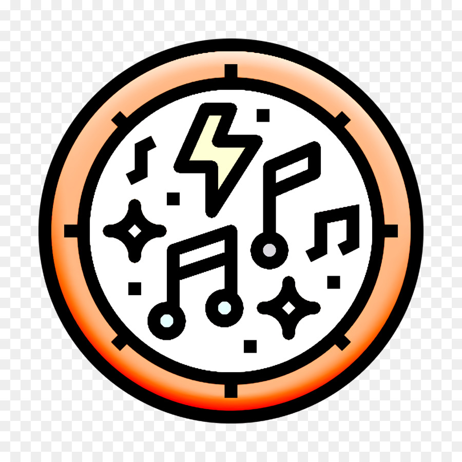 Punkrock-Symbol Musiknoten-Symbol Musik-Symbol - 