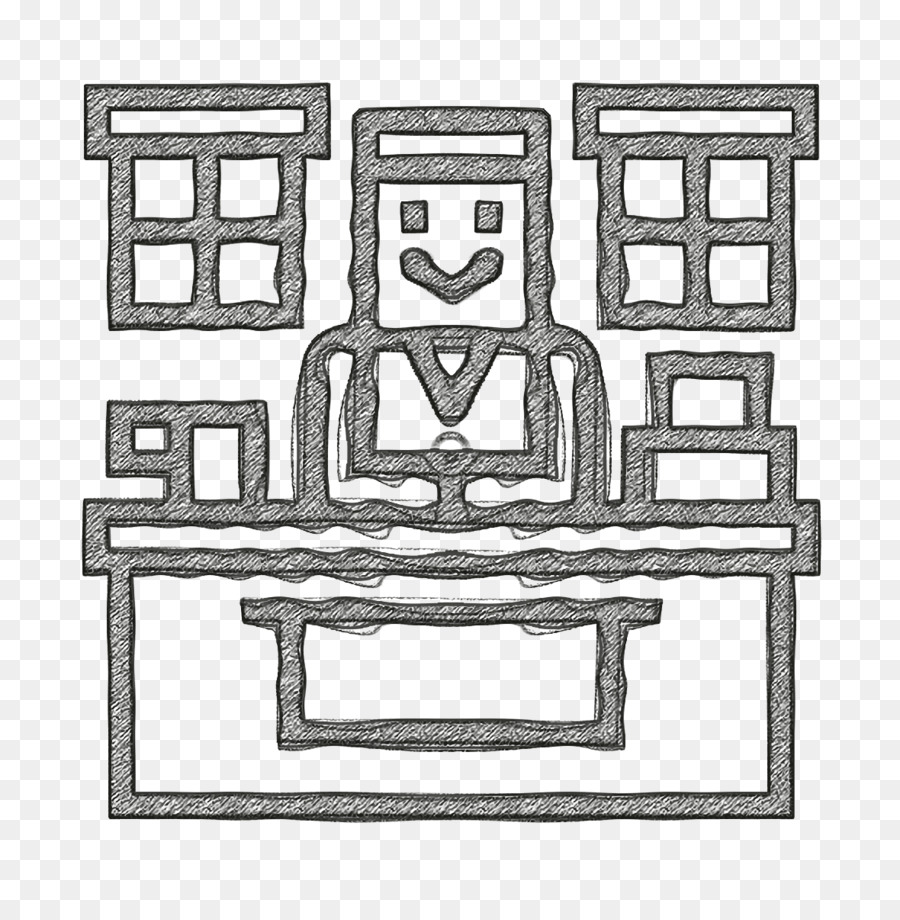 Office icon Newspaper icon Architecture and city icon