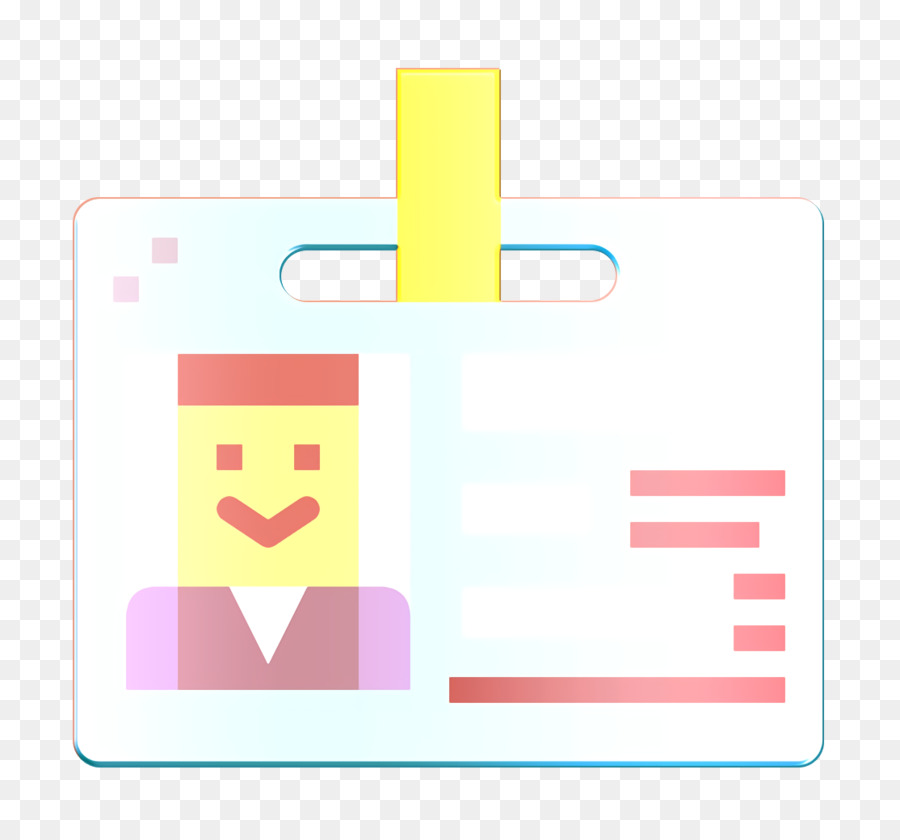 Id card icon Newspaper icon Professions and jobs icon