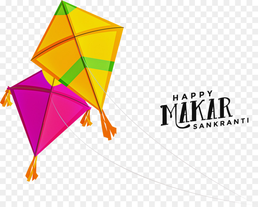 Makar sankranti emblem with kites style Royalty Free Vector