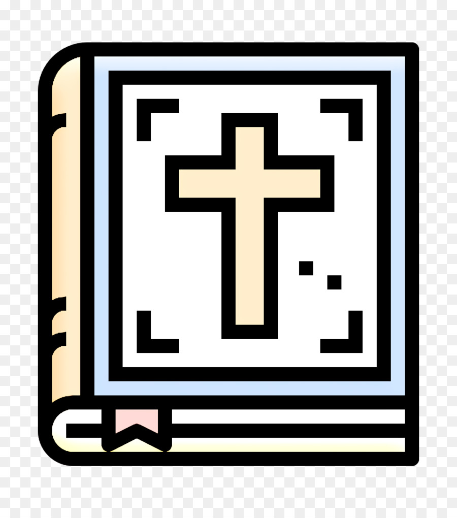 Bibel-Symbol Kirchen-Symbol Buchhandlung-Symbol - 