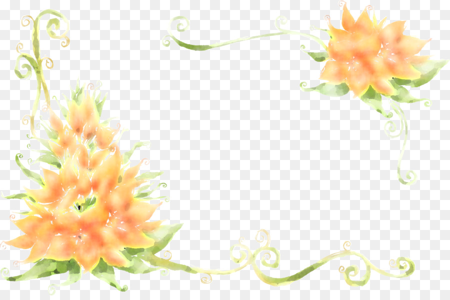 fiore Cornice rettangolare floreale Cornice rettangolare - 