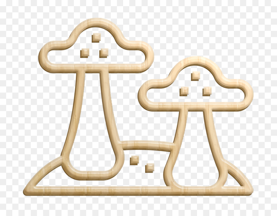 Icona del fungo Icona della medicina alternativa - 