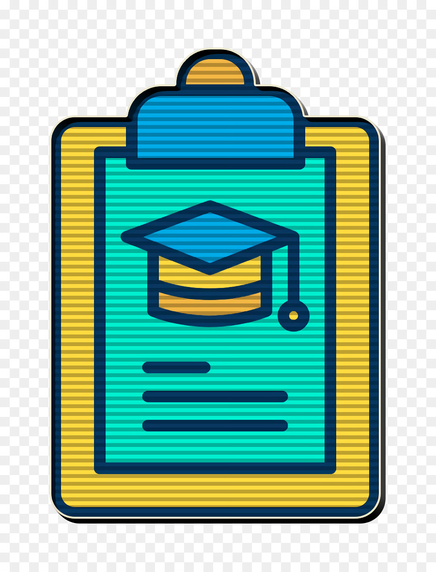 Files and folders icon Clipboard icon School icon