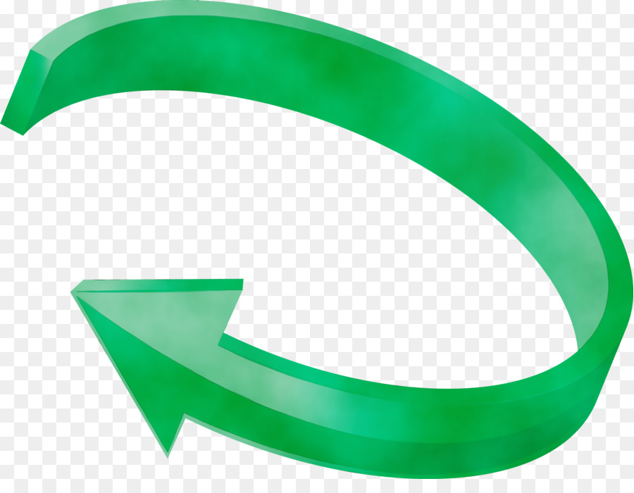 grüner Kreis aus Kunststoff - 