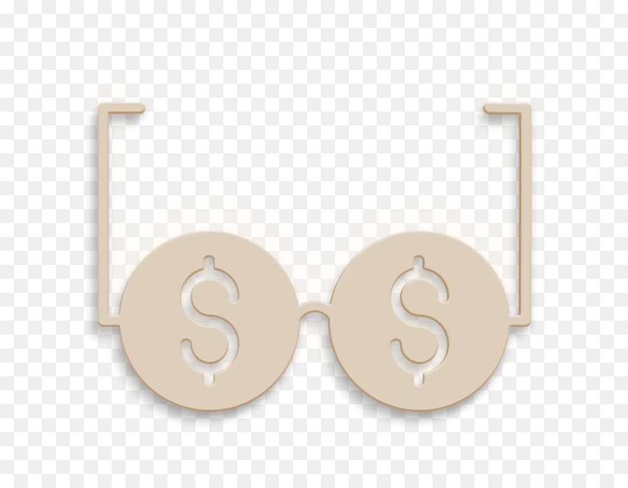Geschäfts- und Finanzsymbol Investitionssymbol Brillensymbol - 