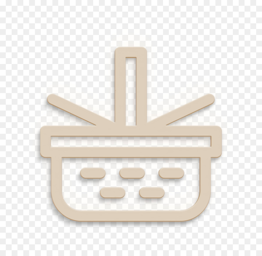 Sommerlager-Symbol Picknick-Symbol Picknickkorb-Symbol - 