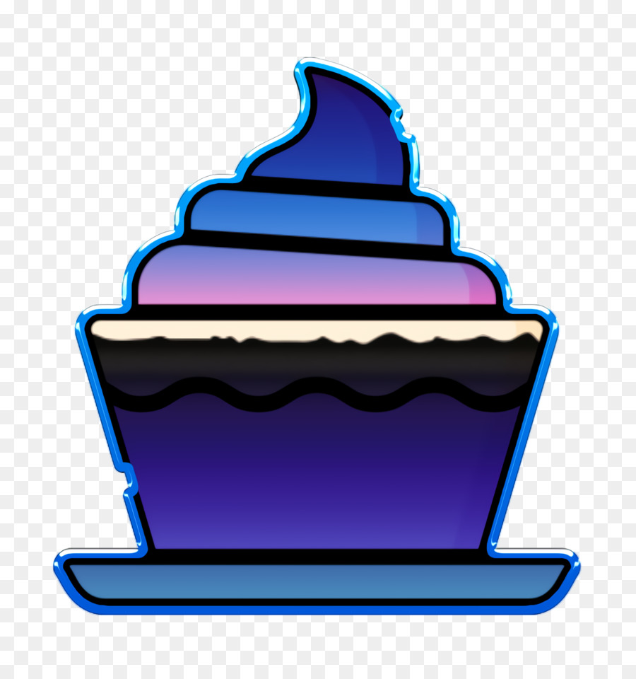 Icona di cibo e ristorante Icona di torta tazza Icona di dolci e caramelle - 