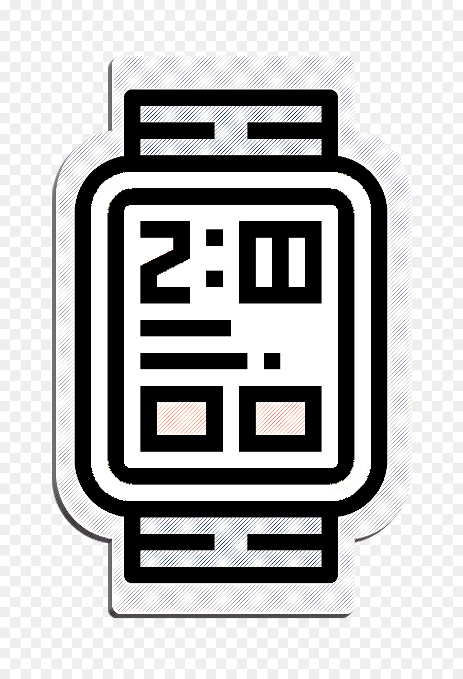 Uhrensymbol Digitaluhr Symbol - 