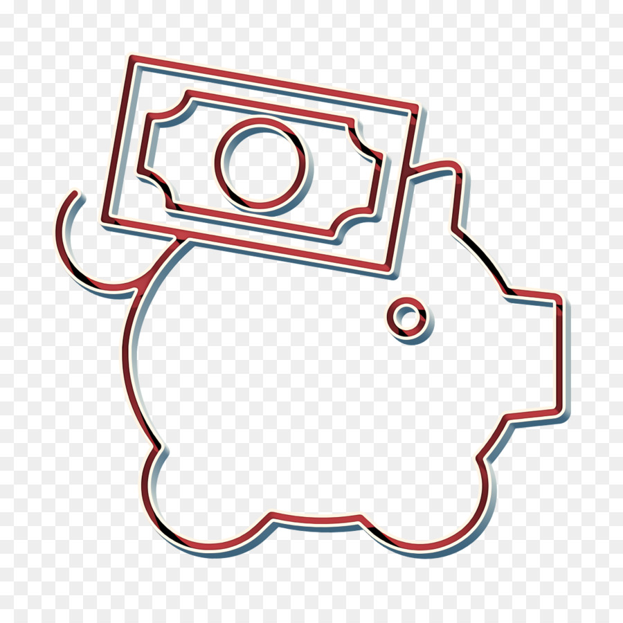 Piggy bank icon Investment icon Business and finance icon