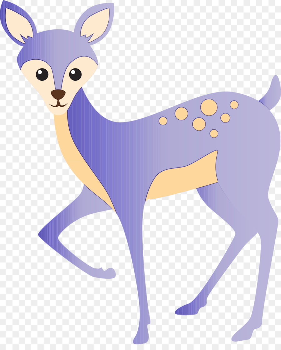 deer wildlife fawn tail animal figure