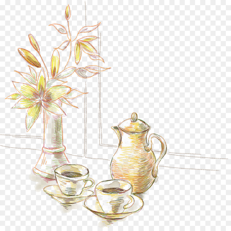 Stillleben Blumenpflanze Krug Vase - 