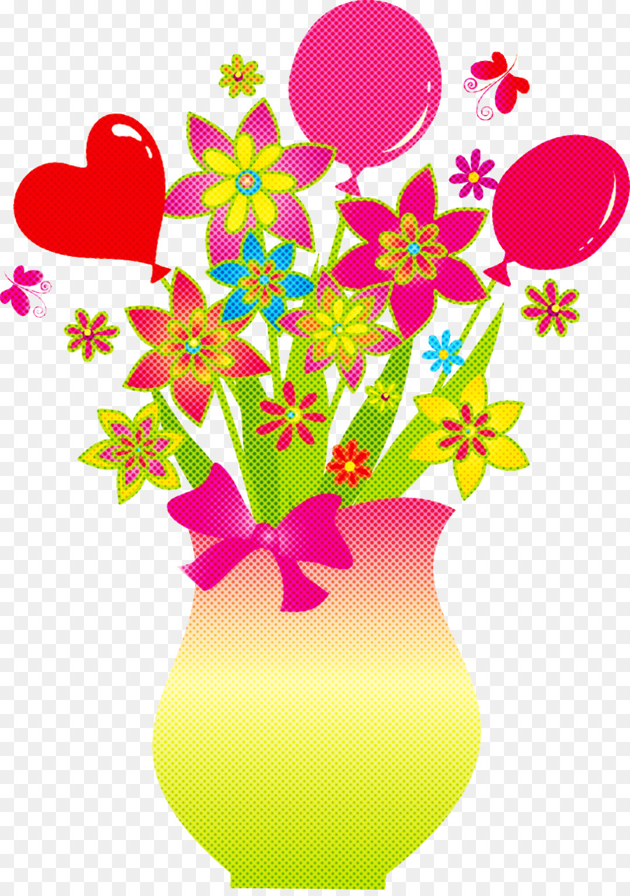 vaso floreale a fiori - 