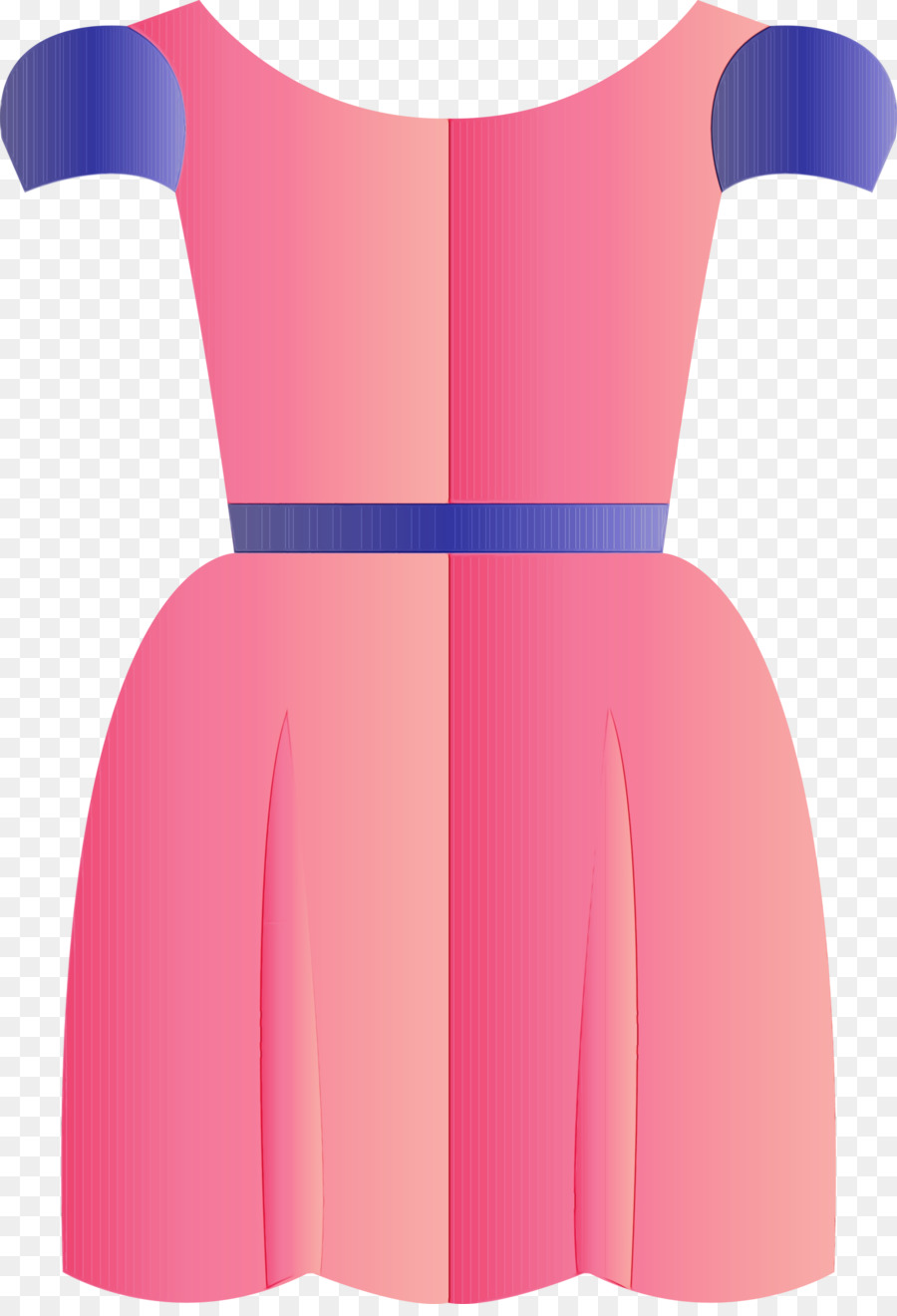 Kleidung rosa Kleidertageskleid Cocktailkleid - 