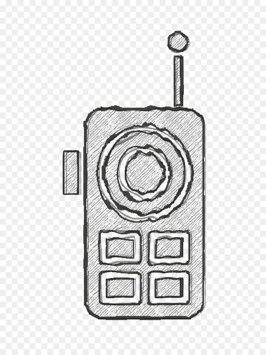 Walkie talkie icon Frequency icon Hunting icon