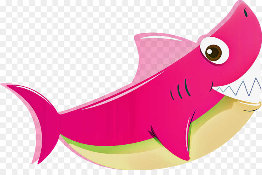 pesce bocca di pesce rosa dei cartoni animati - 