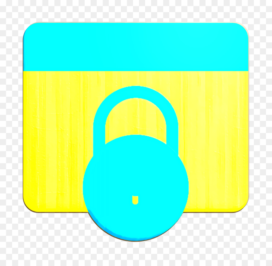 Webseiten-Symbol Cyber-Symbol Schlosssymbol - 