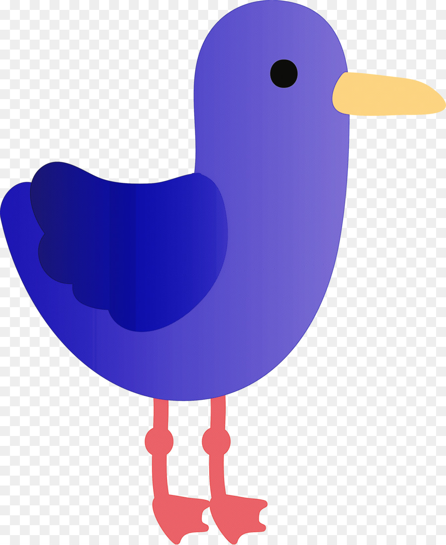 purple bird beak duck