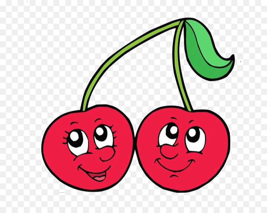 Frutto rosso ciliegia pianta rosa - linea ciliegia
