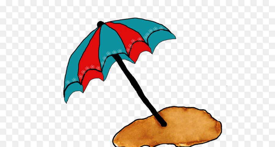 Linienblatt Regenschirm - November auffällig