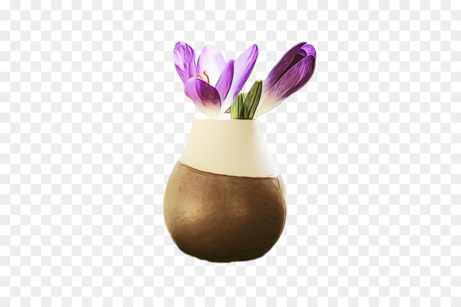 violette lila Blumenpflanzenvase - 