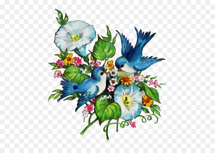 ala di uccello pianta blubird fiore - 
