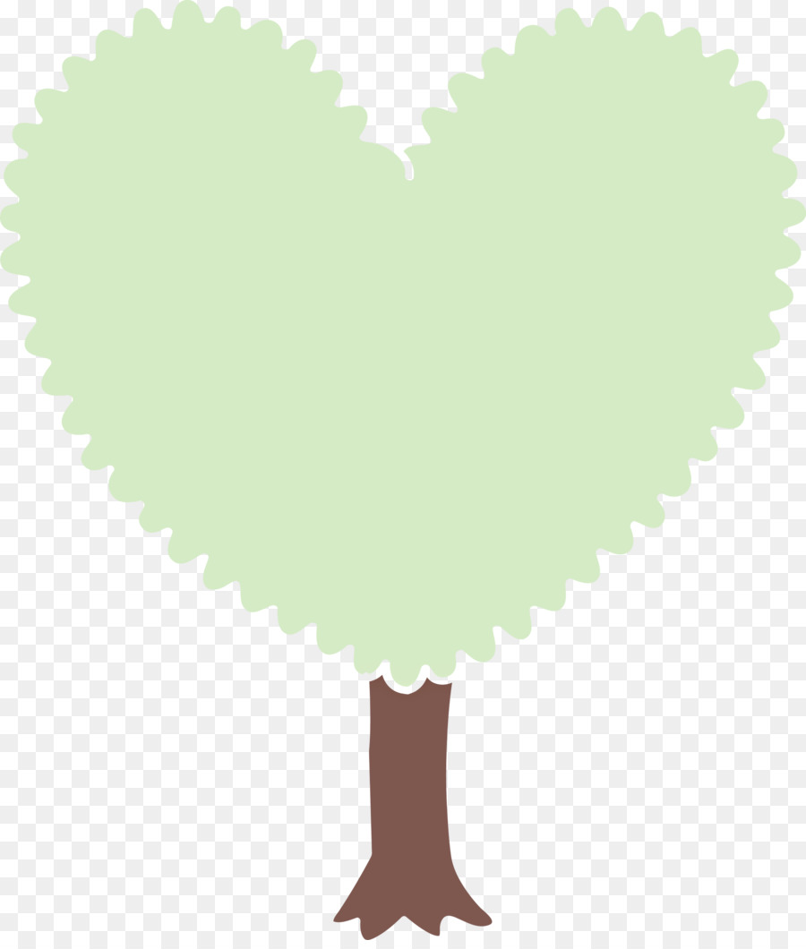 green heart leaf tree heart